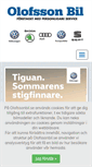 Mobile Screenshot of olofssonbil.se